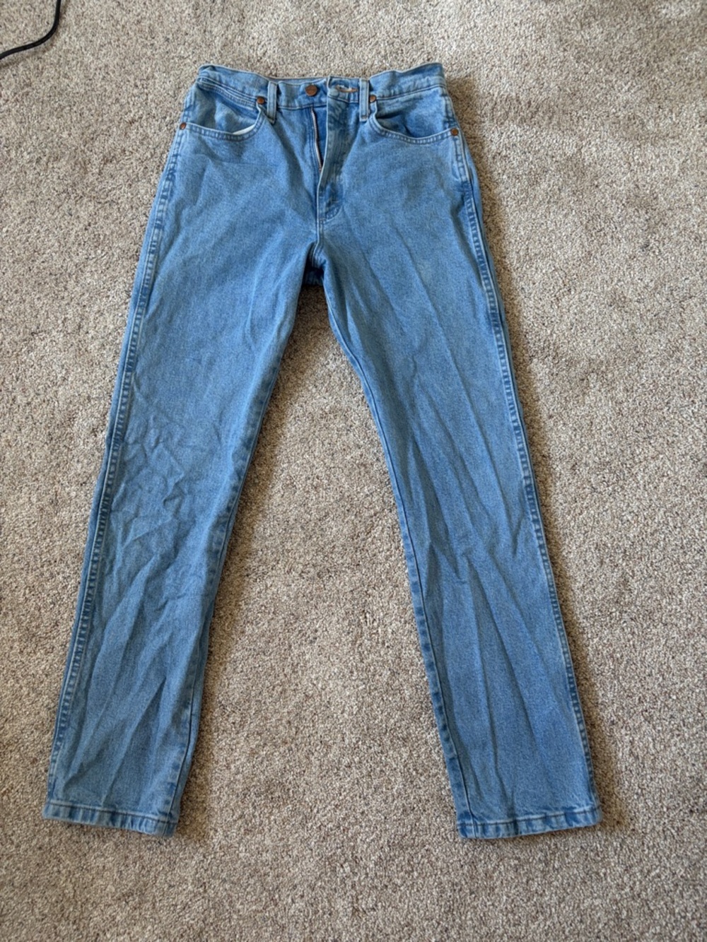 Wrangler Women's Light Blue Straight Leg Jeans